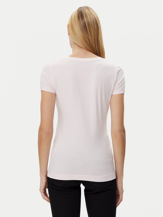 Guess Guess Тишърт W5GI14 J1314 Розов Regular Fit