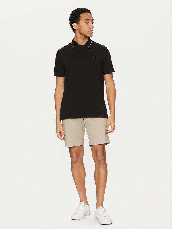 Calvin Klein Calvin Klein Pólóing K10K114141 Fekete Regular Fit