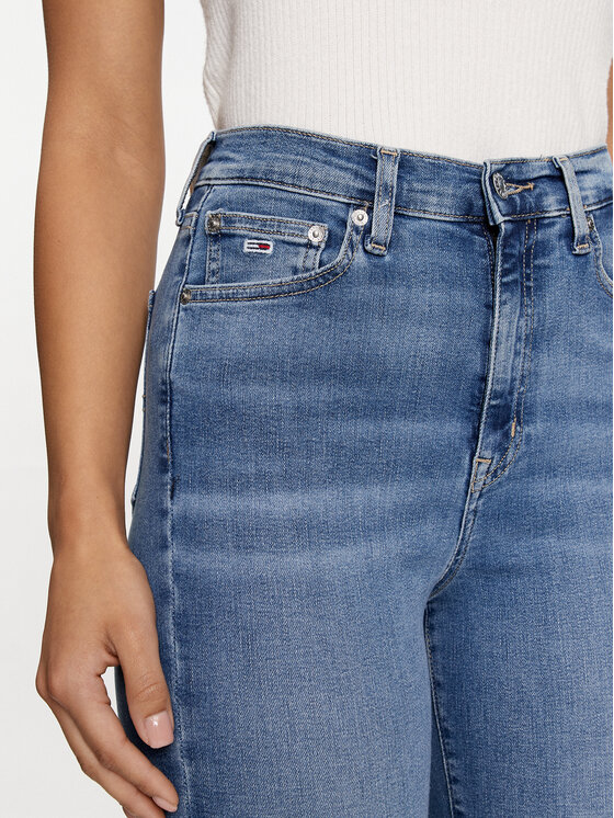 Tommy Jeans Tommy Jeans Jeans hlače Sylvia DW0DW19279 Modra Flare Fit