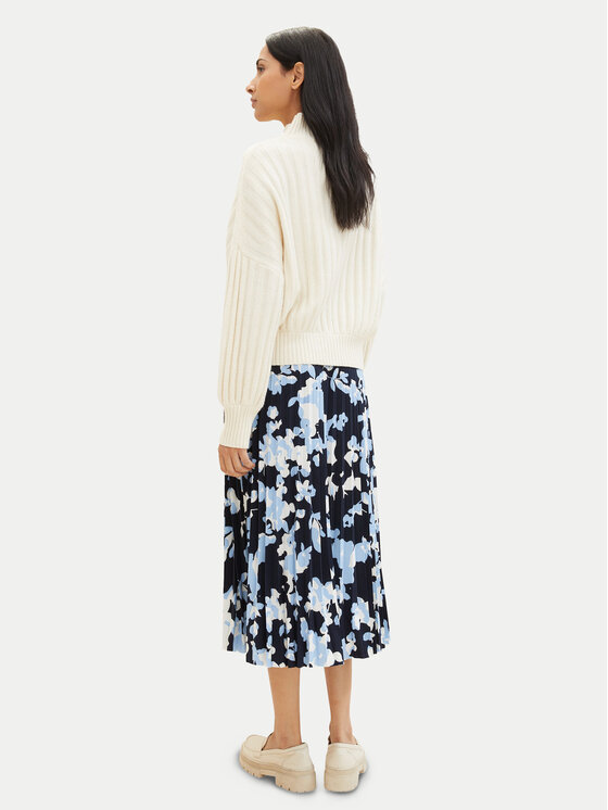 Tom Tailor Tom Tailor Fustă plisată 1040340 Albastru Regular Fit