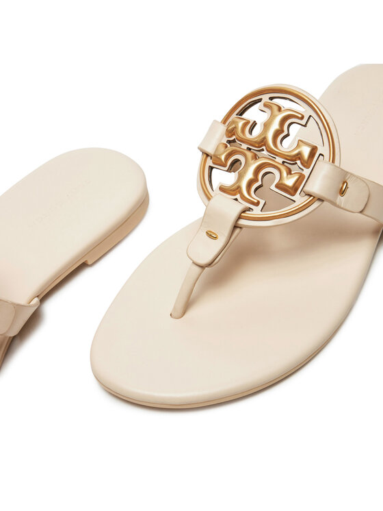 Tory Burch Tory Burch Čības uz pirksta Miller 136593 Écru
