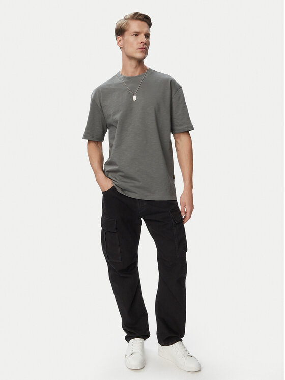 G-Star Raw G-Star Raw Marškinėliai Slub D28889-E512 Chaki Regular Fit