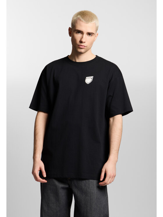 PROSTO. PROSTO. T-Shirt Splash Shield KL261MTEE1093 Czarny Relaxed Fit