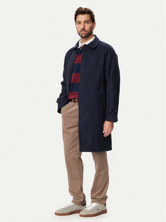 Polo Ralph Lauren Polo Ralph Lauren Palton de lână 710B15989001 Bleumarin Regular Fit