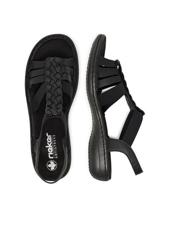 Rieker Rieker Sandalen 60809-00 Schwarz