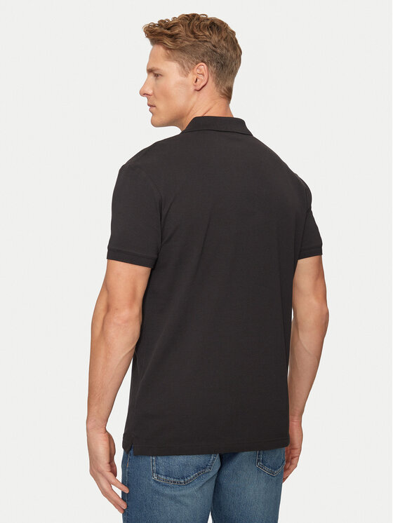 Calvin Klein Jeans Calvin Klein Jeans Polo Monologo J30J325664 Czarny Regular Fit