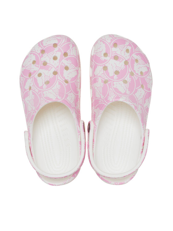 Crocs Crocs Чехли Classic Duke Print Clog 210003 Розов