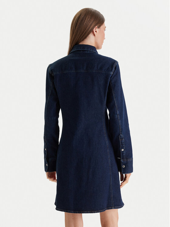Calvin Klein Jeans Calvin Klein Jeans Дънкова рокля LV047E790G Тъмносин