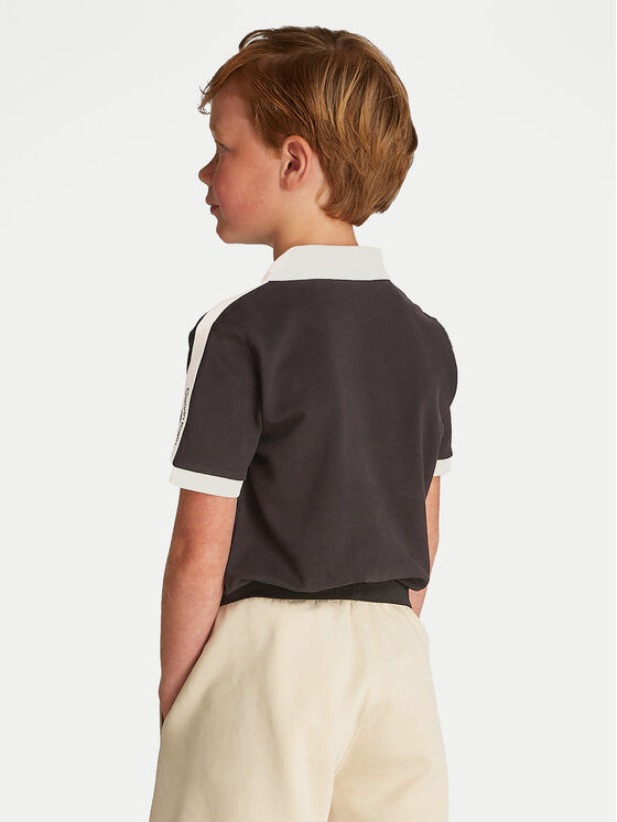 Calvin Klein Jeans Calvin Klein Jeans Polokošeľa IB0IB02485 Čierna Regular Fit