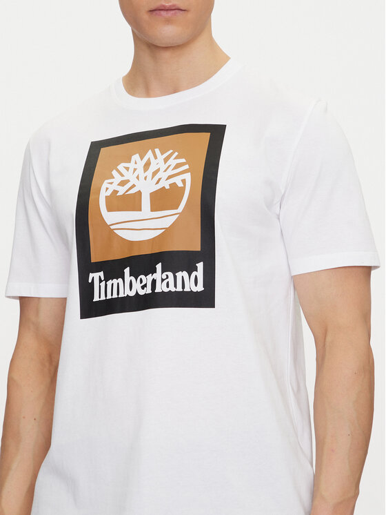 Timberland Timberland T-Shirt TB0A5QS2 Biały Regular Fit