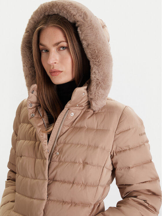 Geox Geox Wintermantel Bettanie W5626H T3122 F5228 Beige Regular Fit