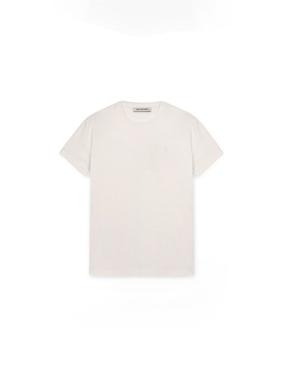 Trussardi Trussardi T-Shirt G0228000123N001 Biały Regular Fit