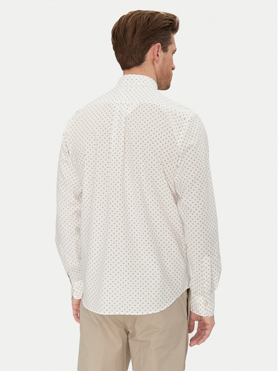 Gant Gant Košile 3250056 Bílá Regular Fit