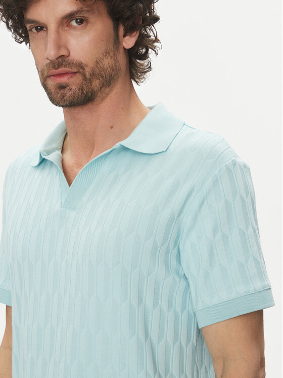 Marciano Guess Marciano Guess Polokošile 5GHP03 6326A Světle modrá Regular Fit
