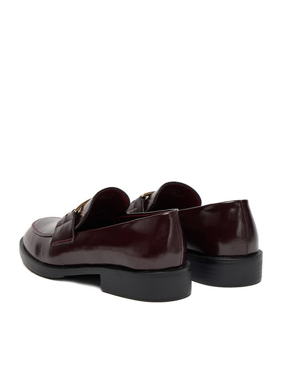 JENNY JENNY Loafersy CEO-HYF62303CS-1 Bordowy