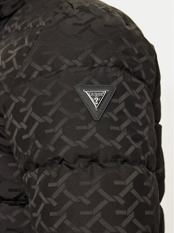 Guess Guess Daunenjacke M4BL42 WG9L2 Schwarz Regular Fit