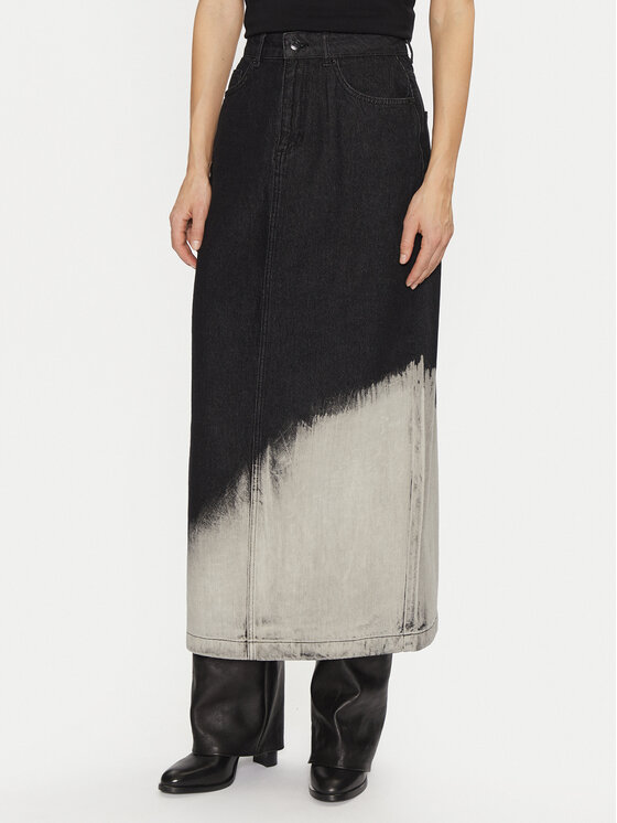 Vero Moda Gonna di jeans Candice 10330206 Nero Regular Fit, taglia : S