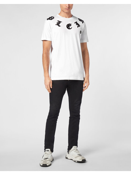 PHILIPP PLEIN PHILIPP PLEIN T-shirt 14697 Bianco Regular Fit