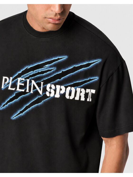 Plein Sport Plein Sport T-Shirt 32330 Czarny Regular Fit