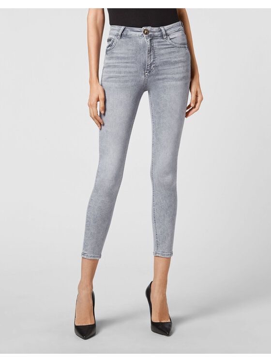 PHILIPP PLEIN PHILIPP PLEIN Jeansy 4437 Szary Comfort Fit