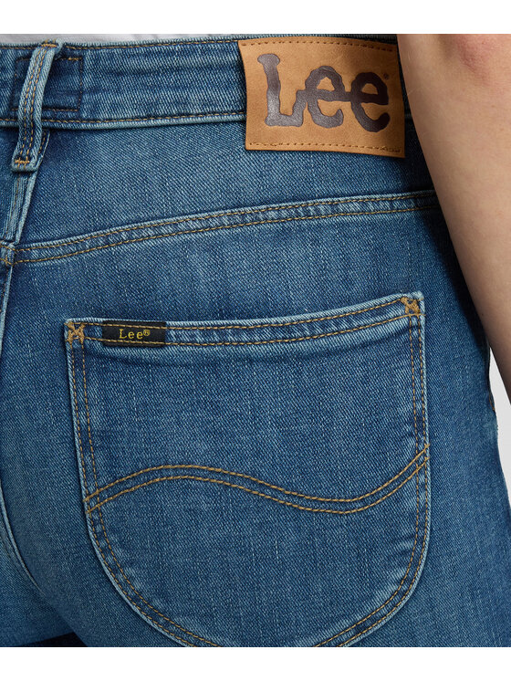 Lee Lee Jeansy 112385761 Niebieski Slim Fit