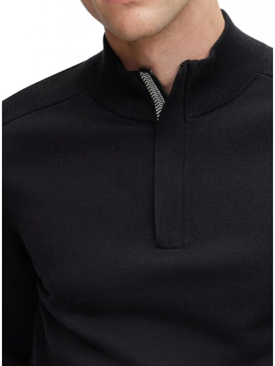 BOSS Boss Maglione 50500850_10252847_01_001 Nero Regular Fit