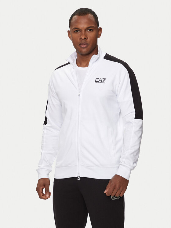 EA7 Emporio Armani EA7 Emporio Armani Jogginganzug 6DPV57 PJVRZ 21BA Weiß Regular Fit
