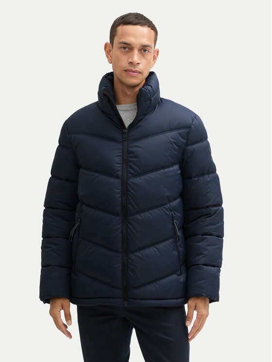 Tom Tailor Giubbotto invernale 1043822 Blu scuro Regular Fit, taglia : M
