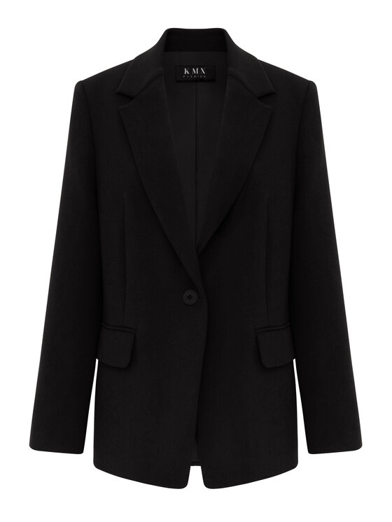 KMX KMX Marynarka 108550007 Czarny Fitted Fit