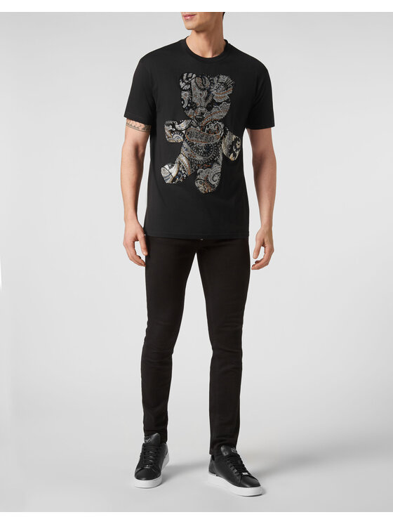 PHILIPP PLEIN PHILIPP PLEIN T-Shirt 1099 Černá Regular Fit