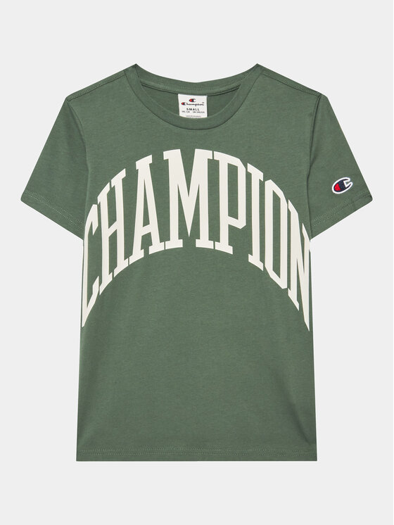 Champion T-shirt 306362 Verde Regular Fit, taglia : S