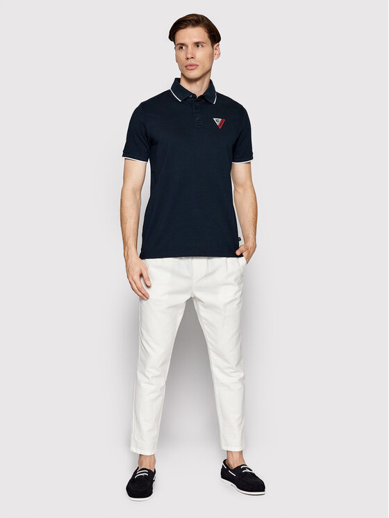 Polo Sardinia 82323 Blu scuro Regular Fit