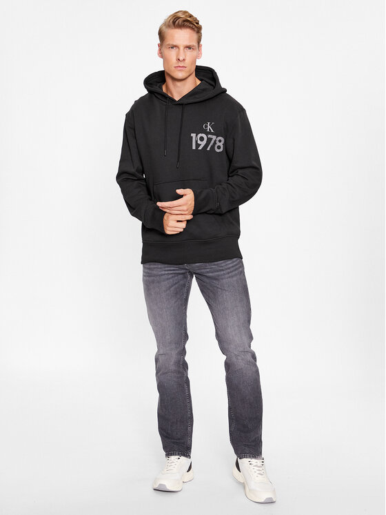 Calvin Klein Jeans Calvin Klein Jeans Μπλούζα J30J324209 Μαύρο Regular Fit