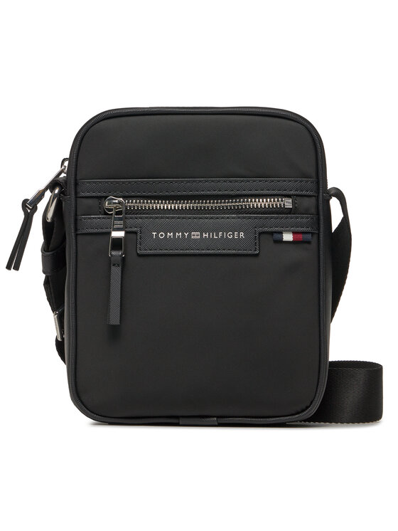 Tommy Hilfiger Tommy Hilfiger Umhängetasche Th Urban Repreve Mini Reporter AM0AM11830 Schwarz