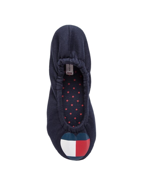Tommy Hilfiger Hausschuhe Cozy Travel Pack Slipper FW0FW04179 Dunkelblau Modivo
