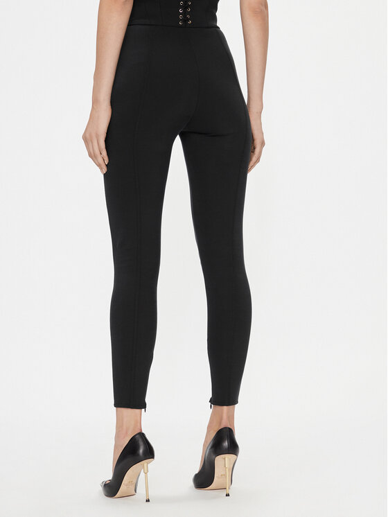 Elisabetta Franchi Elisabetta Franchi Pantaloni din material PA-036-37E2-V420 Negru Slim Fit
