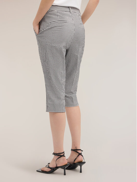 Motivi Motivi Spodnie materiałowe P02XQ004667N0S1 Czarny Slim Fit