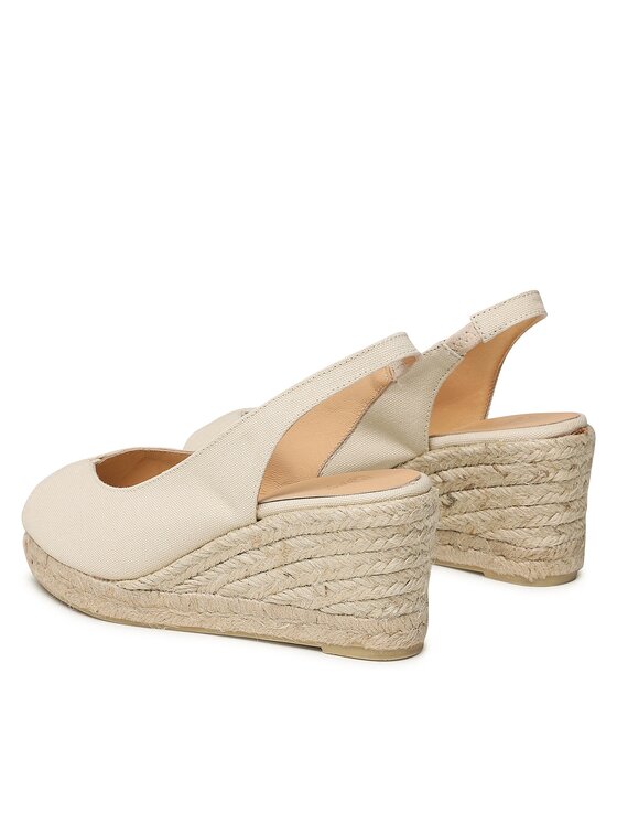 Castañer Castañer Espadryle Barbara/6/001 023056-203 Biały