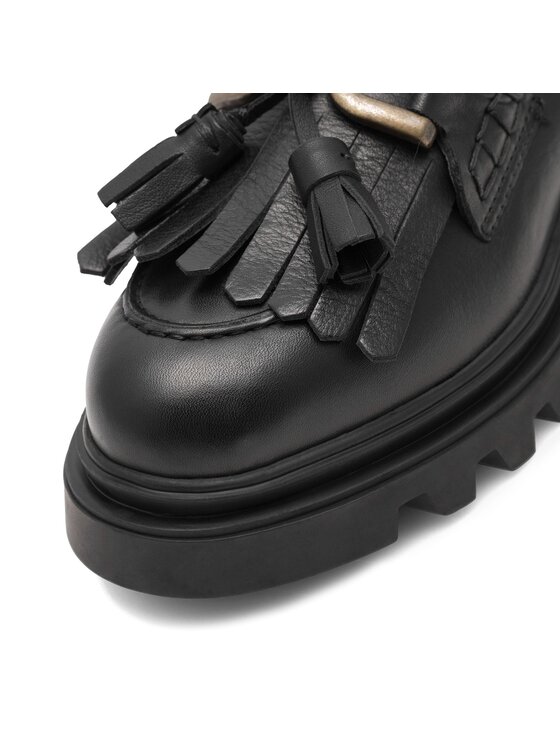 Badura Badura Loafersy 22SS24 Czarny