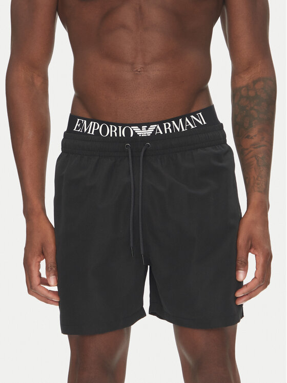 Emporio Armani Emporio Armani Плувни шорти EM000686 AF12329 MC117 Черен Regular Fit