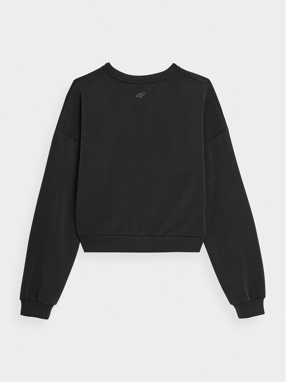 4F 4F Світшот 4FAW23TSWSF701 Чорний Regular Fit