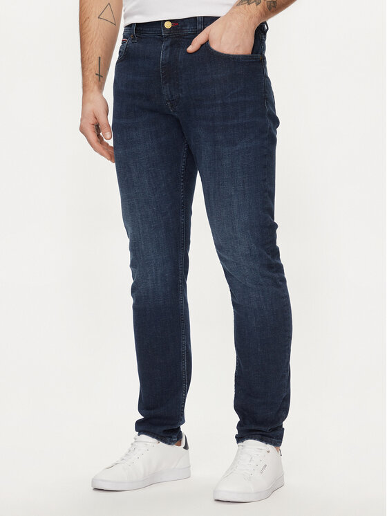 Tommy Hilfiger Tommy Hilfiger Traperice Houston MW0MW34516 Tamnoplava Tapered Fit