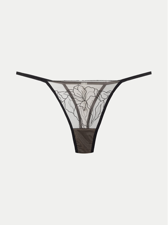 Undress Code Undress Code Στρίνγκ Blossom 659 Μαύρο