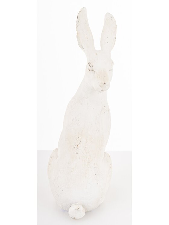 MIAhome MIAhome Figurka siedzący królik 26x19x9,5 cm ALBUS-3 Biały