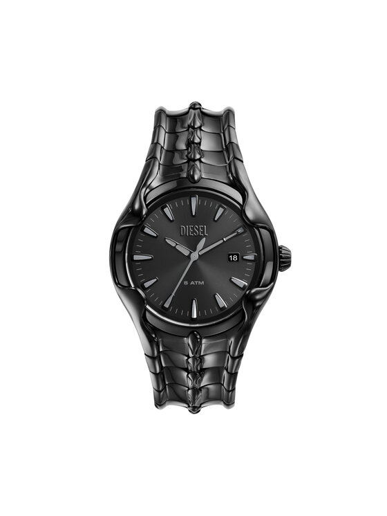Diesel Diesel Laikrodis Vert DZ2187 Juoda