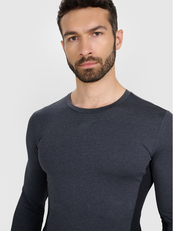 4F 4F Funkčné tričko MULTI ACTIVE Tmavosivá Slim Fit
