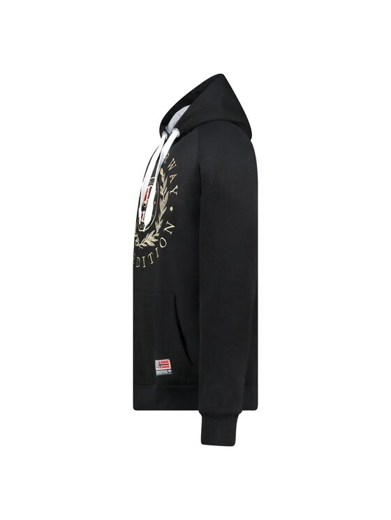 Geographical Norway Geographical Norway Bluza WZ3045H/GN-Black Czarny Regular Fit