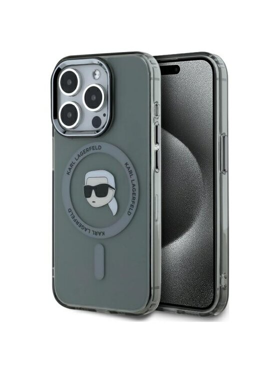 KARL LAGERFELD KARL LAGERFELD Etui na telefon Apple iPhone 15 Pro Max Czarny