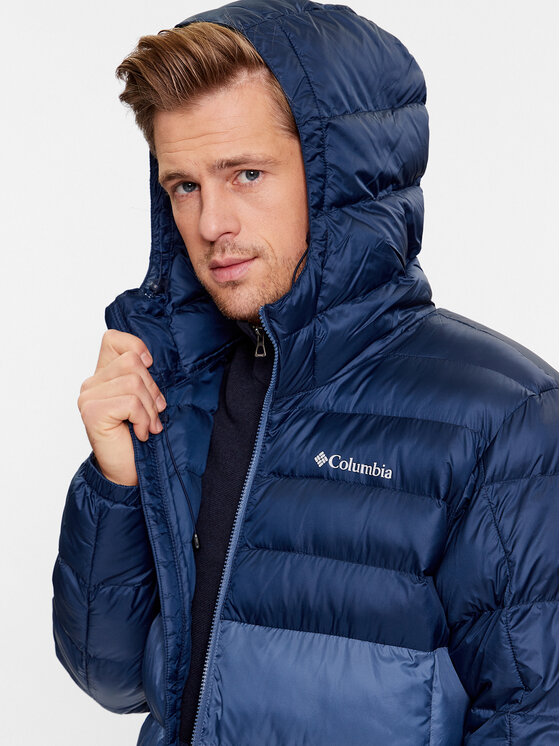 Columbia Columbia Зимно яке Buck Butte™ Insulated Hooded Jacket Син Regular Fit