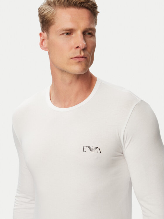 Emporio Armani Underwear Emporio Armani Underwear Majica dugih rukava EM000383 AF25018 U0002 Bijela Regular Fit